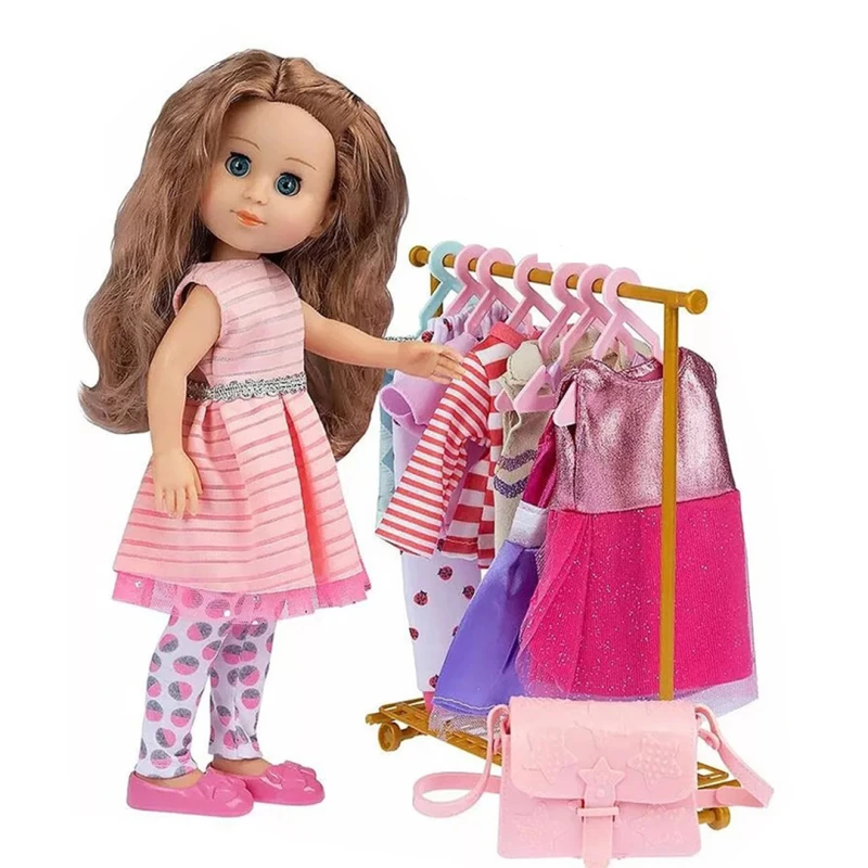 Dosha Doll – Elegant 32cm Fashion Doll with Wardrobe & Accessories for Kids Ages 3 and Up